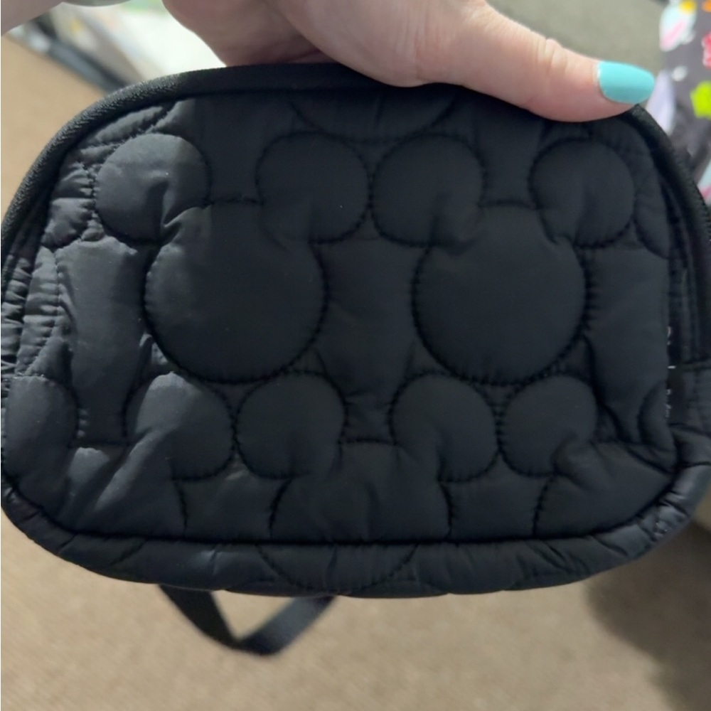 Vera Bradley x Disney Black Quilted Belt Bag